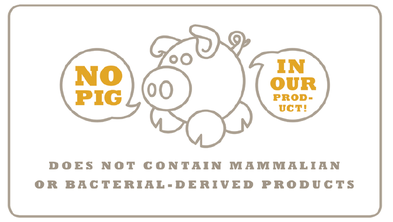 No pig in our product